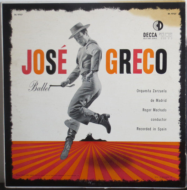 José Greco, Orquestra Zarzuela De Madrid : Ballet (LP, Album, Mono)
