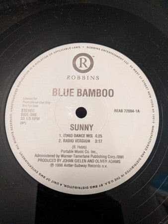 Blue Bamboo : Sunny (12", Promo)