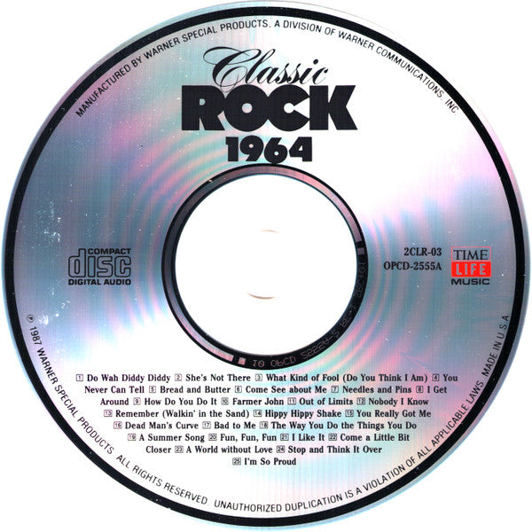 Various : Classic Rock 1964 (CD, Comp, RE)