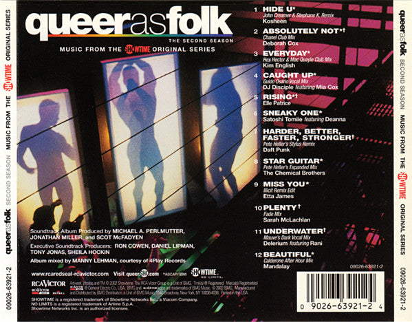 Various : Queer As Folk - The Second Season (CD, Album, Comp, Mixed)