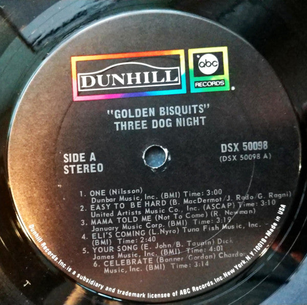 Three Dog Night : Golden Bisquits (LP, Comp, Ter)