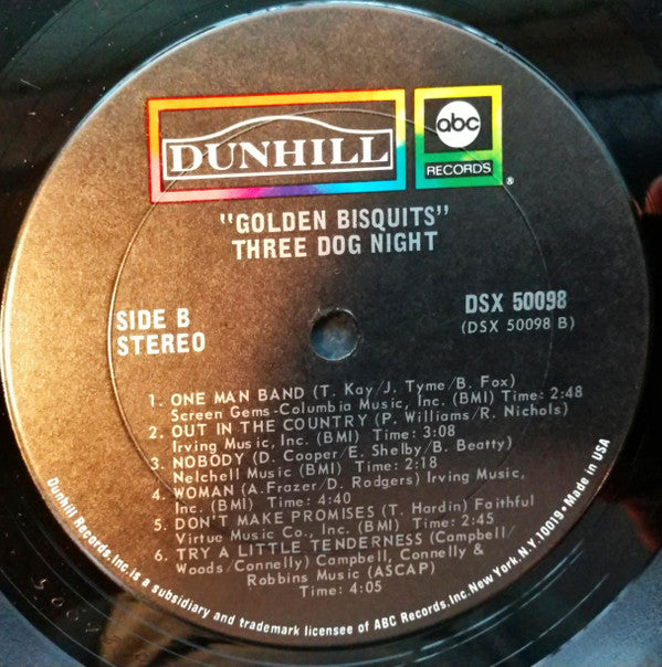 Three Dog Night : Golden Bisquits (LP, Comp, Ter)