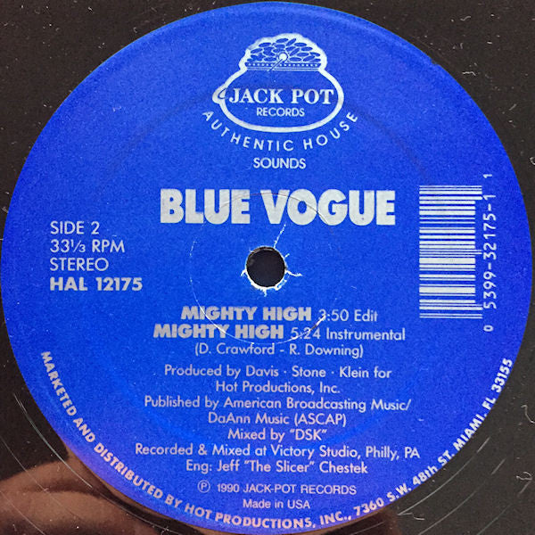 Blue Vogue : Mighty High (12")