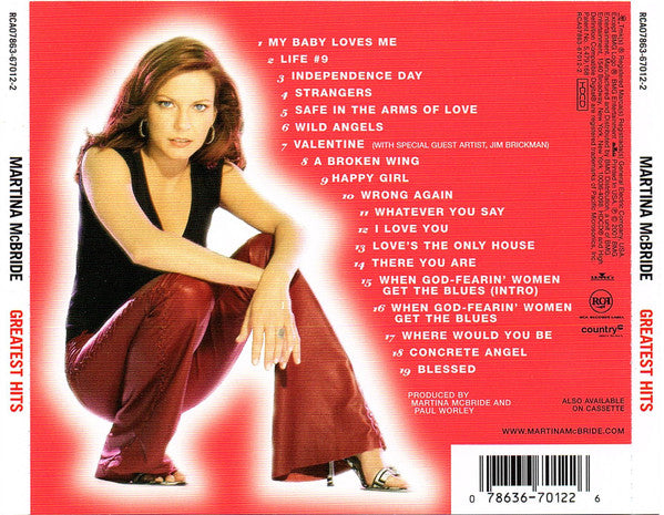 Martina McBride : Greatest Hits (HDCD, Comp, RE)