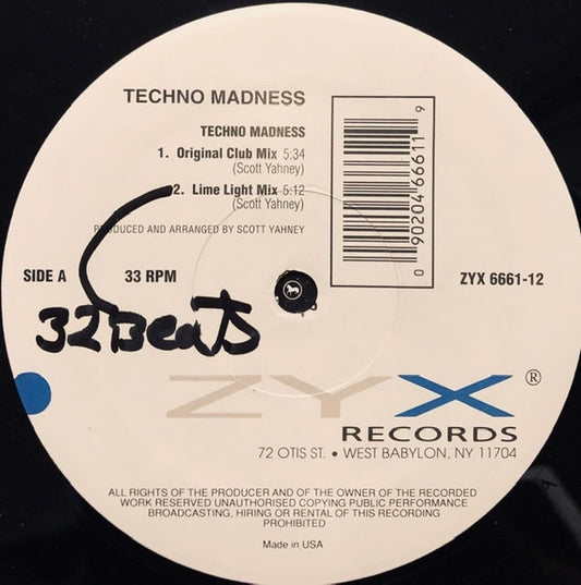 Techno Madness : Techno Madness (12")