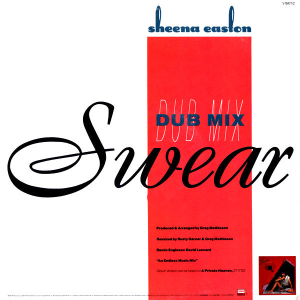 Sheena Easton : Swear (12")