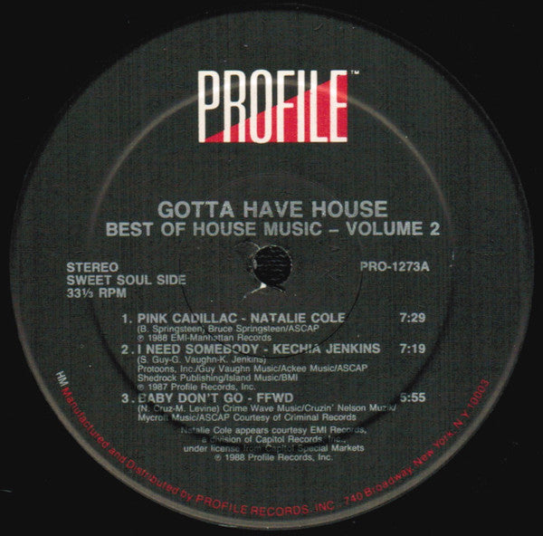 Various : Best Of House Music Volume 2 - Gotta Have House (2xLP, Album, Comp, Hau)
