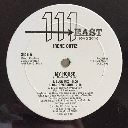 Irene Ortiz : My House (12")