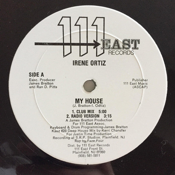 Irene Ortiz : My House (12")