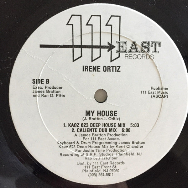 Irene Ortiz : My House (12")