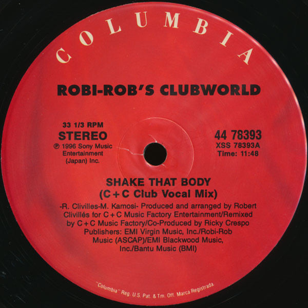 Robi Rob's Clubworld : Shake That Body (3x12", Gat)