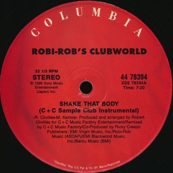 Robi Rob's Clubworld : Shake That Body (3x12", Gat)