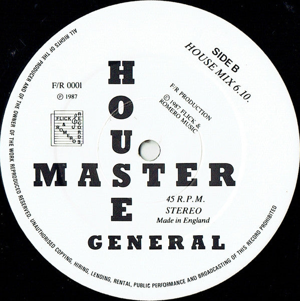 Housemaster General : House Master General (12")