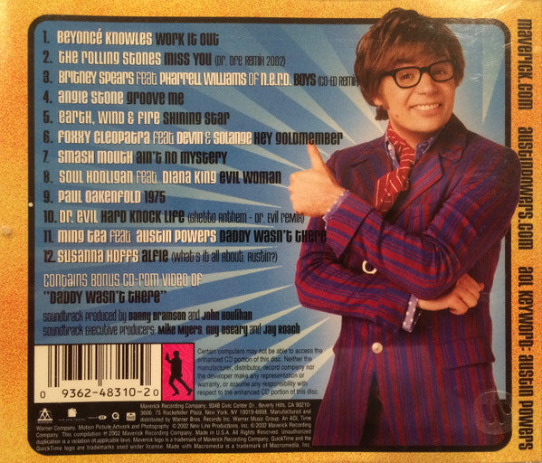 Various : Austin Powers In Goldmember (Music From The Motion Picture) (CD, Comp, Enh)