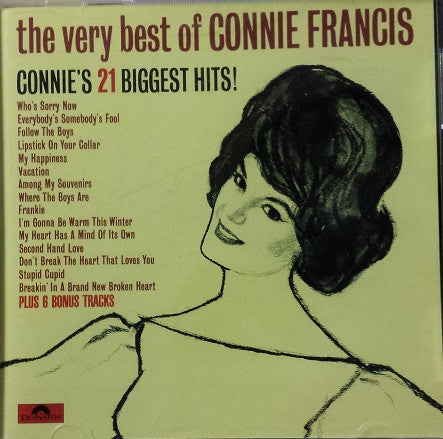 Connie Francis : The Very Best Of Connie Francis (CD, Comp, RE)