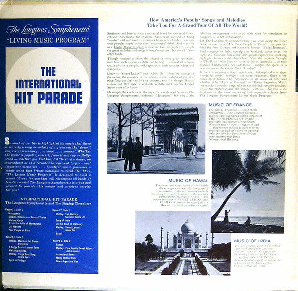 The Longines Symphonette, The Singing Choraliers : International Hit Parade (2xLP, Album, Mono, Gat)