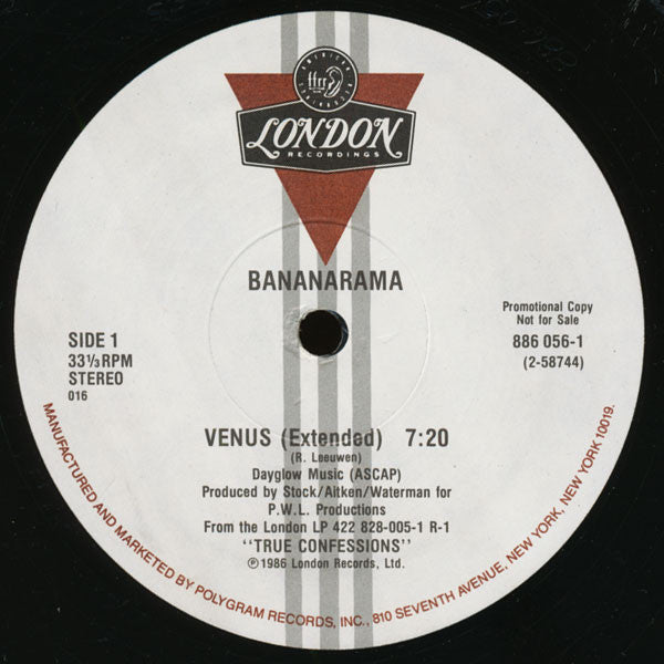 Bananarama : Venus (12", Promo)
