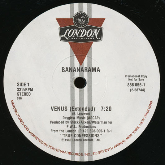 Bananarama : Venus (12", Promo)