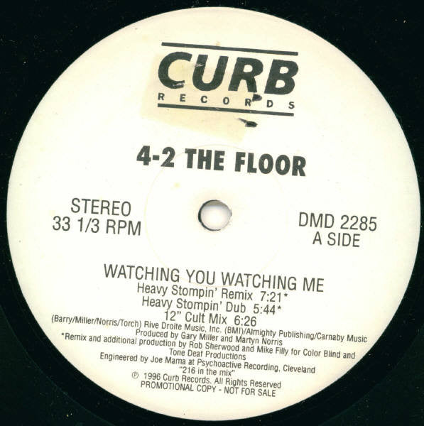 4-2 The Floor : Watching You Watching Me (12", Promo)