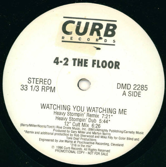 4-2 The Floor : Watching You Watching Me (12", Promo)