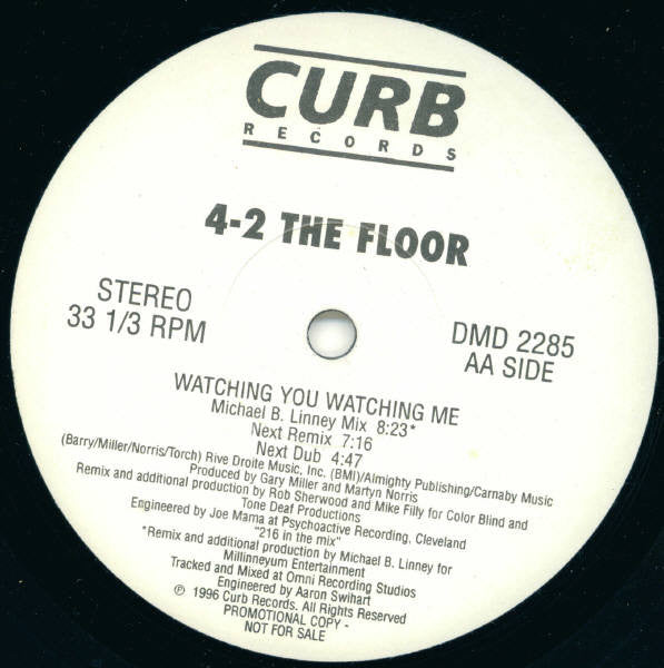 4-2 The Floor : Watching You Watching Me (12", Promo)