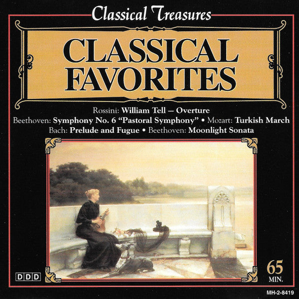 Gioacchino Rossini, Ludwig van Beethoven, Wolfgang Amadeus Mozart, Johann Sebastian Bach : Classical Favorites (CD, Album, Comp)