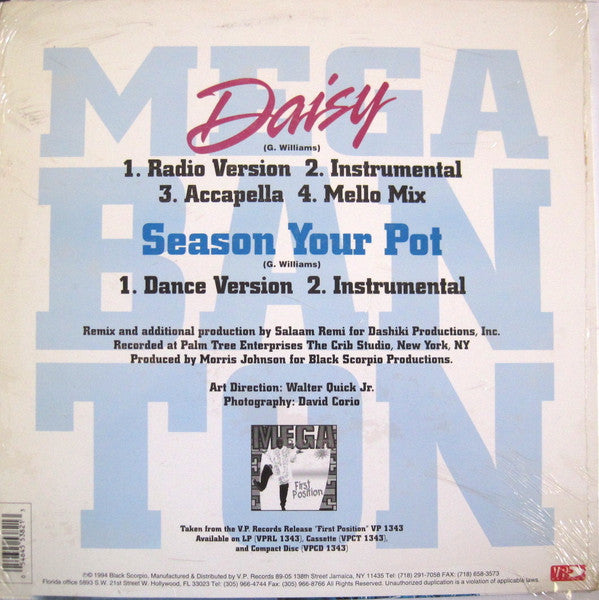 Mega Banton : Season Your Pot / Daisy Remix (12")