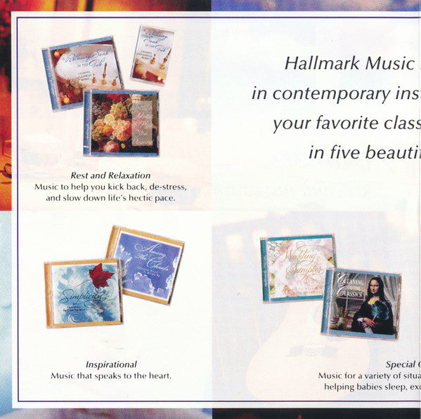 Various : Hallmark Music Collection (Relaxing Instrumental Music • Volume 1) (CD, Comp, Promo)