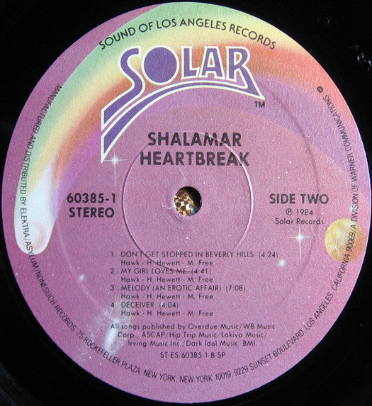 Shalamar : Heartbreak (LP, Album, SP)