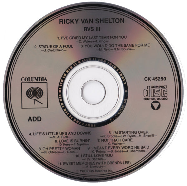 Ricky Van Shelton : RVS III (CD, Album)