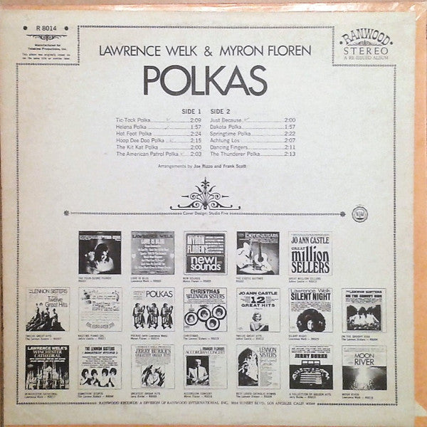 Lawrence Welk & Myron Floren : Polkas (LP, Album)