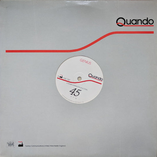 Quando Quango : Genius (12")