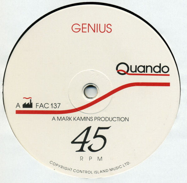 Quando Quango : Genius (12")