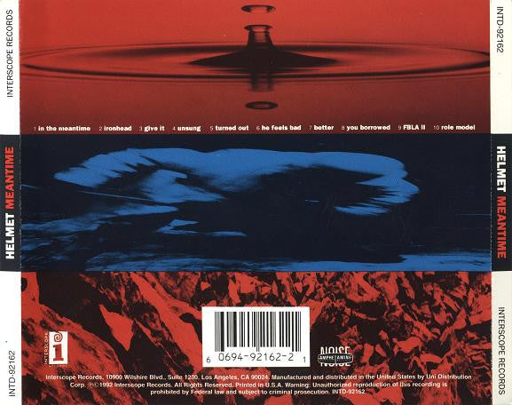 Helmet (2) : Meantime (CD, Album, RE, Blu)