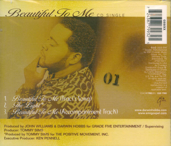 Darwin Hobbs : Beautiful To Me (CD, Maxi)