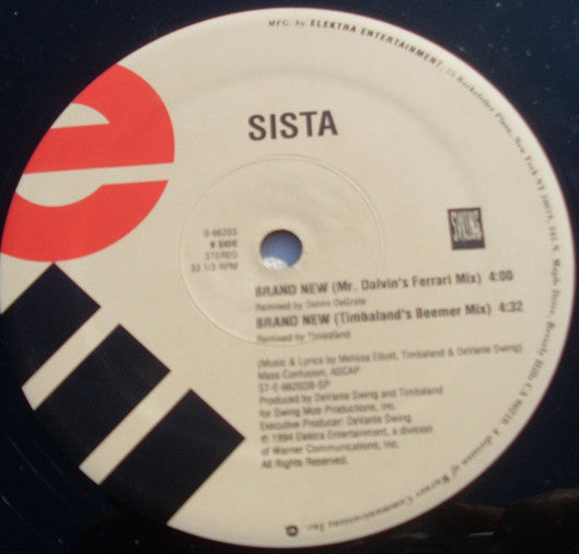 Sista (2) : Brand New (12")