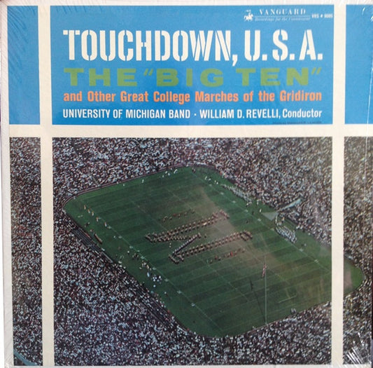 University Of Michigan Band : Touchdown, U.S.A. (The "Big Ten" And Other Great College Marches Of The Gridiron) (LP, Album)