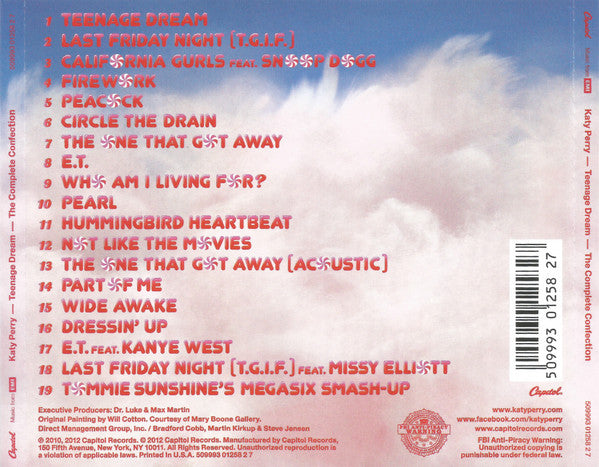 Katy Perry : Teenage Dream - The Complete Confection (CD, Album, Ltd, S/Edition, Cle)
