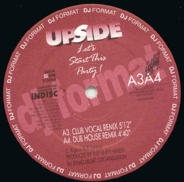 Up Side : Let's Start This Party (12")