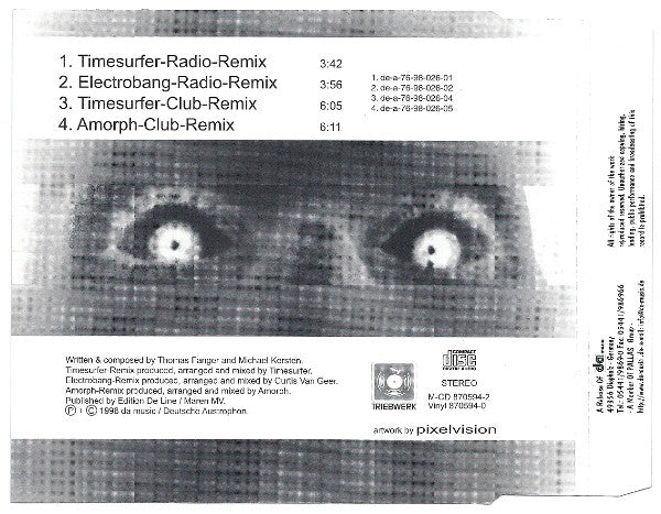 Mind-Flux : Unknown Destination Remix 1998 (CD, Maxi)