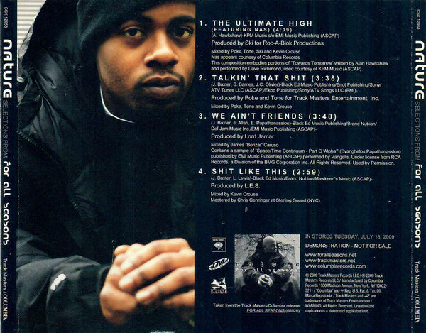 Nature (4) : Selections From For All Seasons (CD, Promo, Smplr)