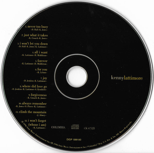 Kenny Lattimore : Kenny Lattimore (CD, Album)