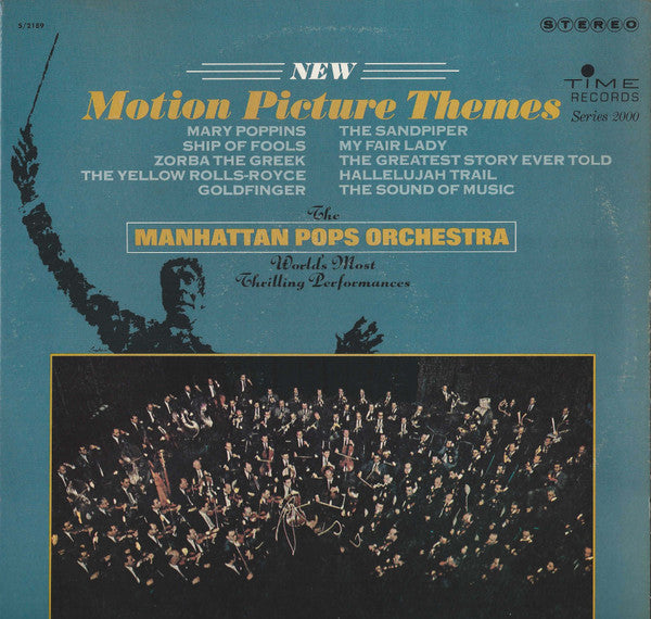 The Manhattan Pops Orchestra : New Motion Picture Themes (LP, Album)