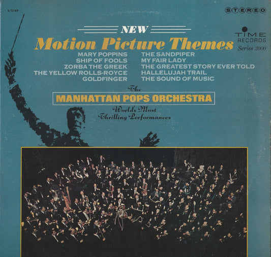 The Manhattan Pops Orchestra : New Motion Picture Themes (LP, Album)