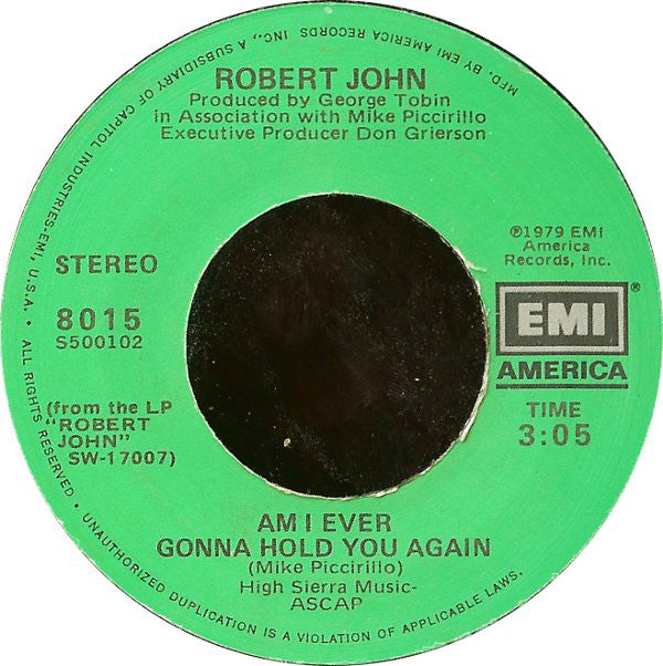 Robert John : Sad Eyes (7", Single, Win)