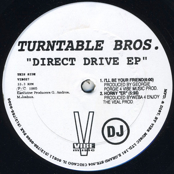 Turntable Brothers : Direct Drive E.P. (12", EP, Promo)