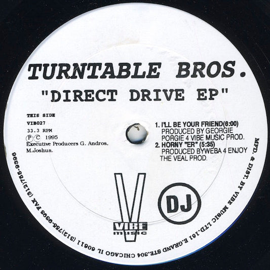 Turntable Brothers : Direct Drive E.P. (12", EP, Promo)
