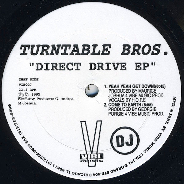 Turntable Brothers : Direct Drive E.P. (12", EP, Promo)
