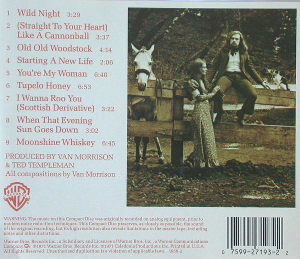 Van Morrison : Tupelo Honey (CD, Album, RE)