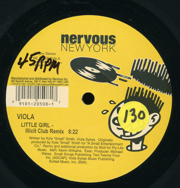 Viola Sykes : Little Girl (Illicit Mixes) (12")